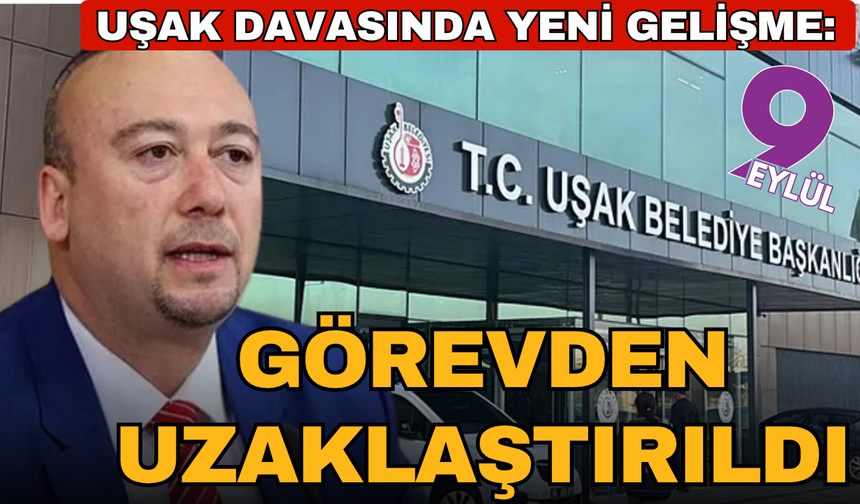 Başkan Yalım görevden uzaklaştırıldı