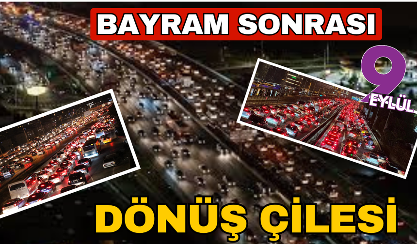 Bayram bitti, çile başladı! Yollar çok kalabılık