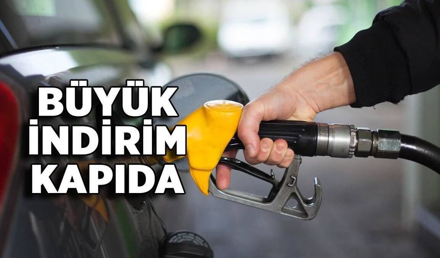 Akaryakıta indirim için tarih verildi