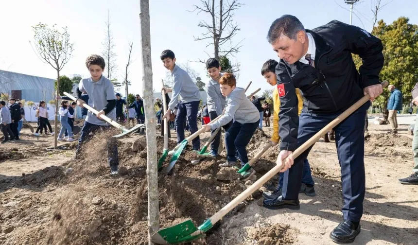 Mikro orman projesine görkemli açılış