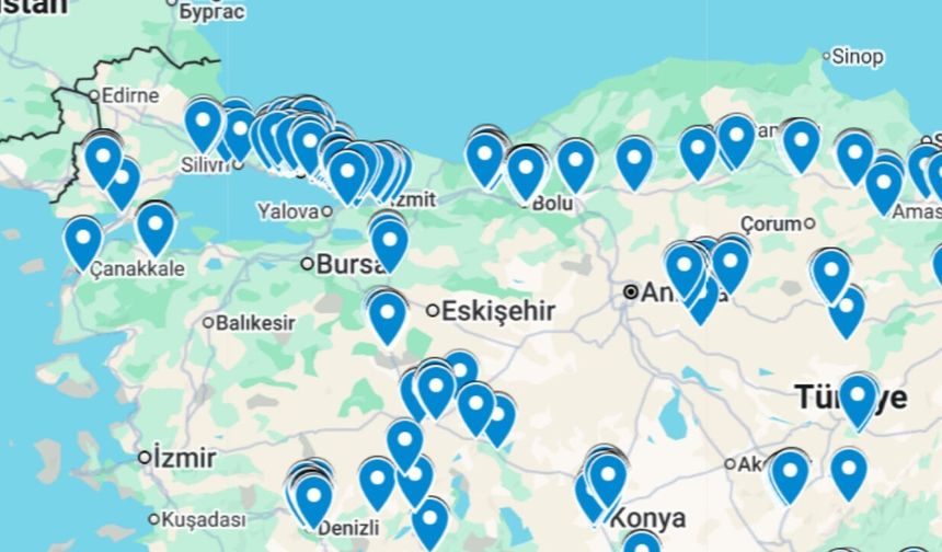 Türkiye’nin En Kapsamlı Güncel EDS Haritası