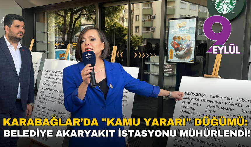 Karabağlar’da "kamu yararı" düğümü: Belediye akaryakıt istasyonu mühürlendi!
