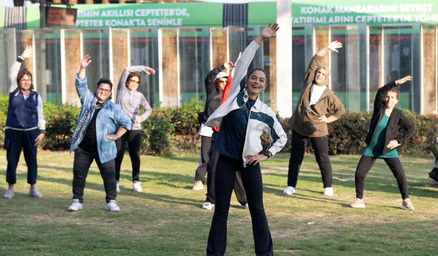 Konak’ta açık havada sabah sporu yeniden başlıyor