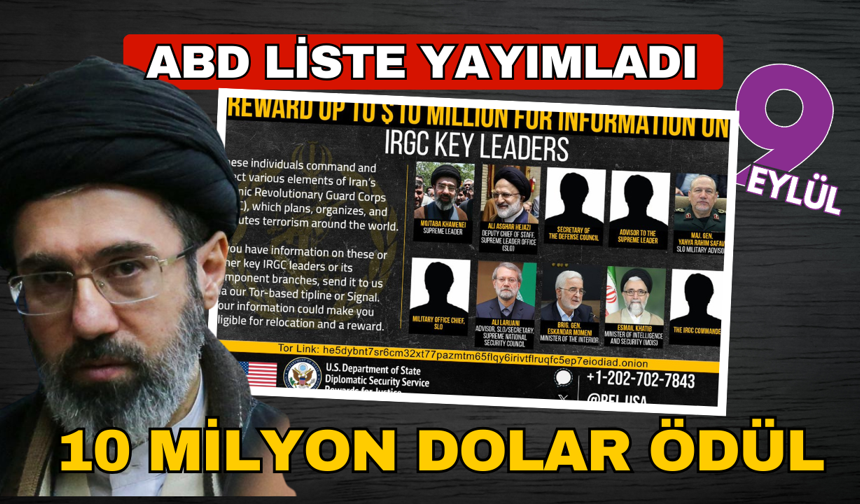 ABD liste yayımladı, 10 milyon dolar ödül açıkladı