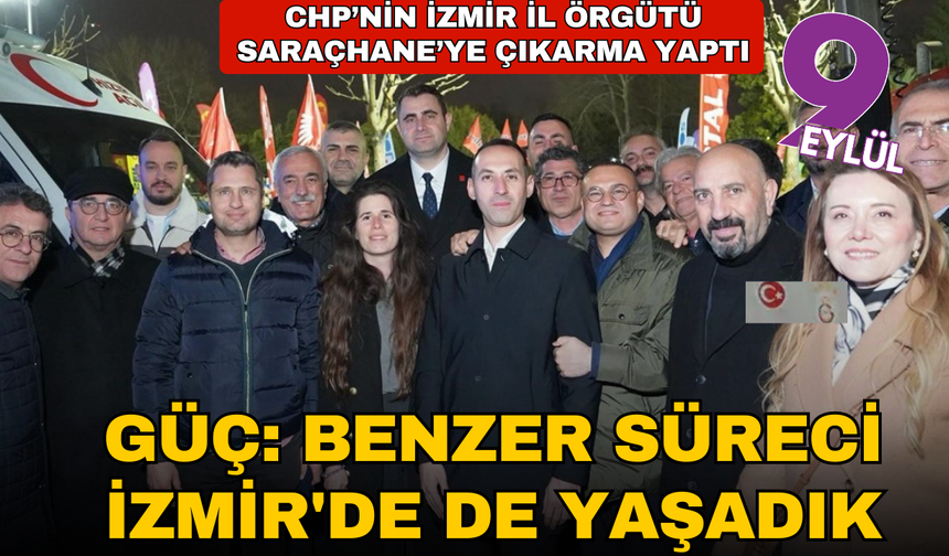 İzmir örgütü Saraçhane'de; Güç; Boyun eğmeyeceğiz