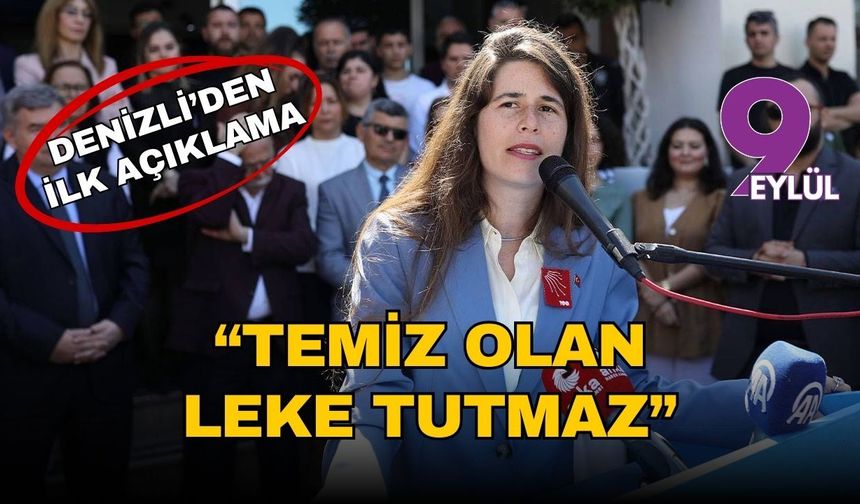 Testi negatif çıkan Denizli’den ilk açıklama: Temiz olan leke tutmaz!