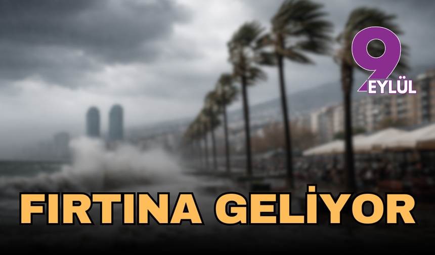 İzmir’e fırtına uyarısı: Kuvvetli rüzgar etkisini artıracak