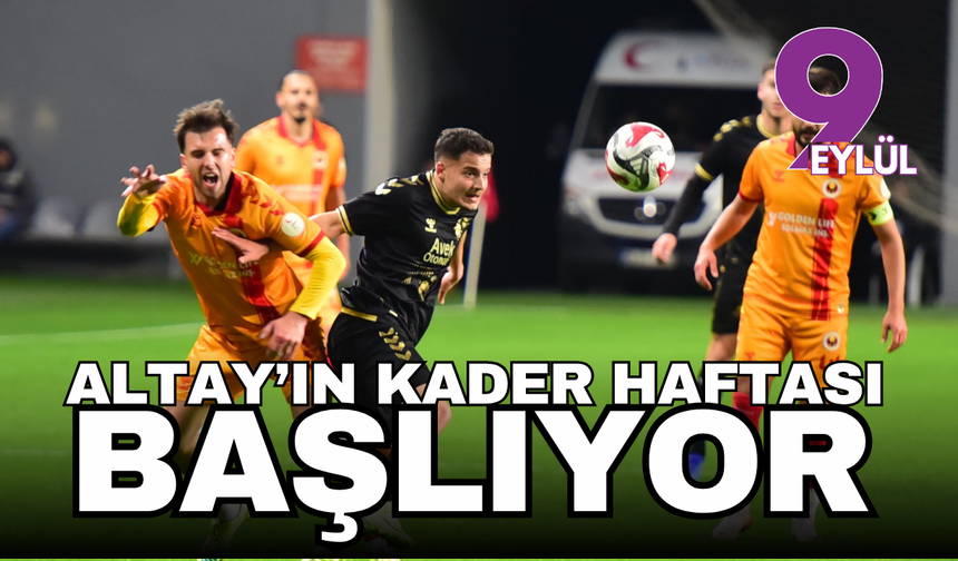 Altay’da kader haftaları başladı: Her maç final, hata lüksü yok