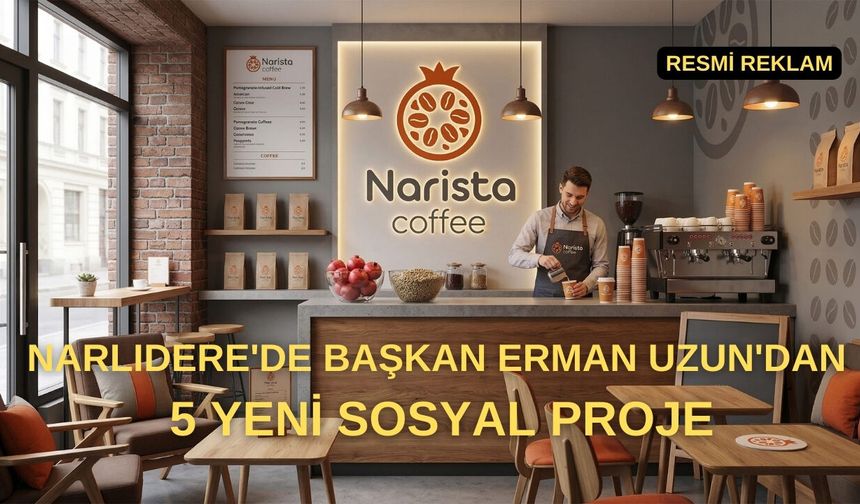 Narlıdere'de Başkan Erman Uzun'dan 5 yeni sosyal proje