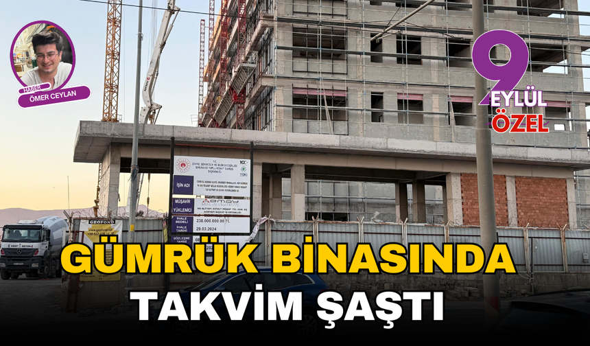 238 milyon liralık projede takvim şaştı!