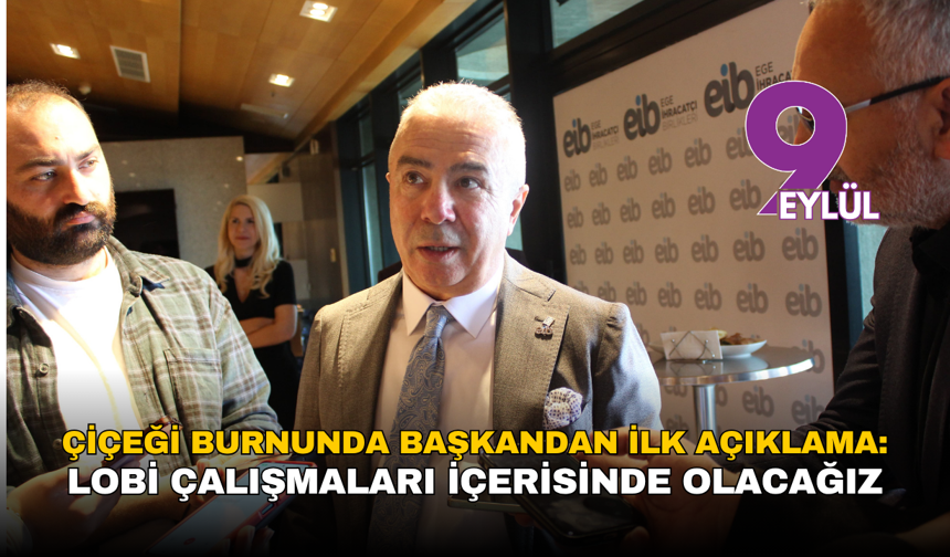 Çiçeği burnunda başkandan ilk açıklama: Lobi çalışmaları içerisinde olacağız