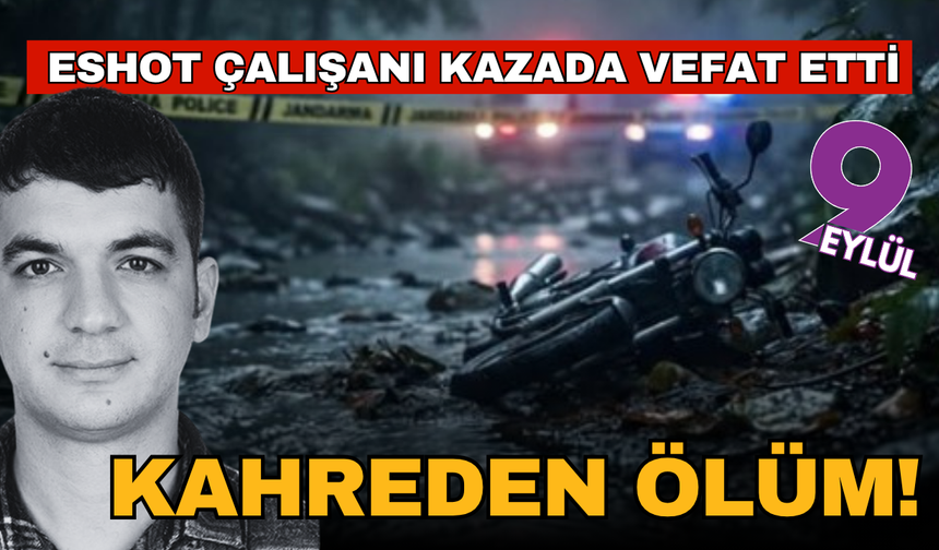 İzmir'de bariyere çarpan motosikletin sürücüsü öldü