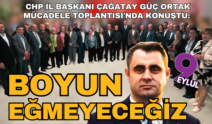 Güç'ten 'Ortak Mücadele Toplantısı'nda "Boyun eğmeyeceğiz" mesajı