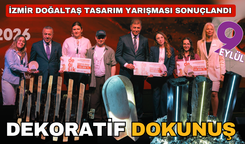 31. Marble İzmir Doğaltaş Tasarım Yarışması sonuçlandı; Gençlerden doğaltaşa “dekoratif” dokunuş