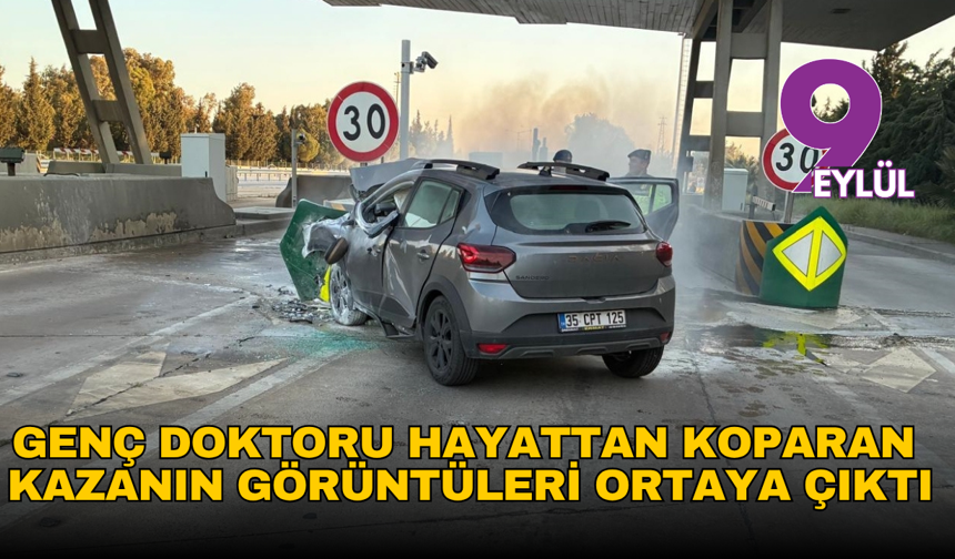 Genç doktoru hayattan koparan feci kazanın görüntüleri ortaya çıktı