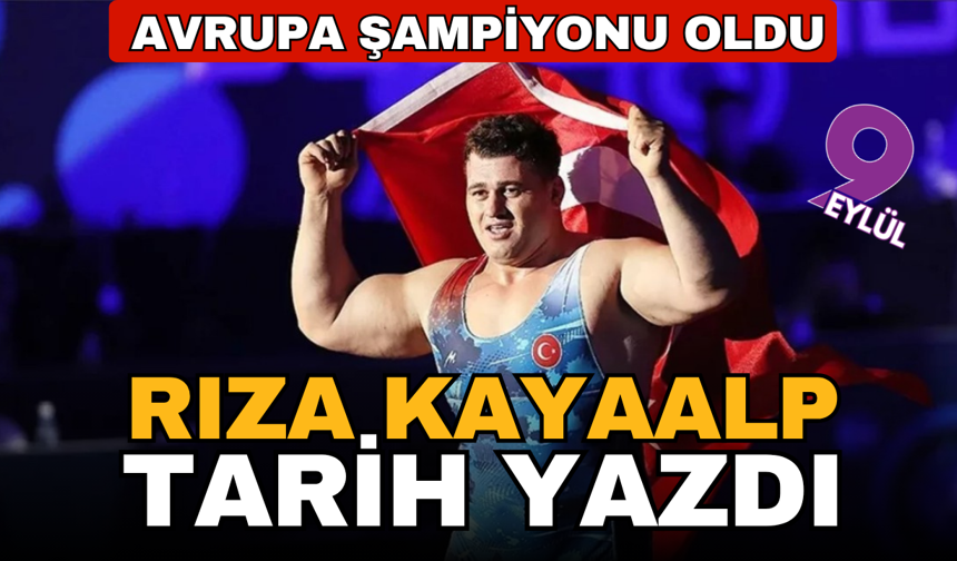 Kayaalp, rekorlarla Avrupa şampiyonu