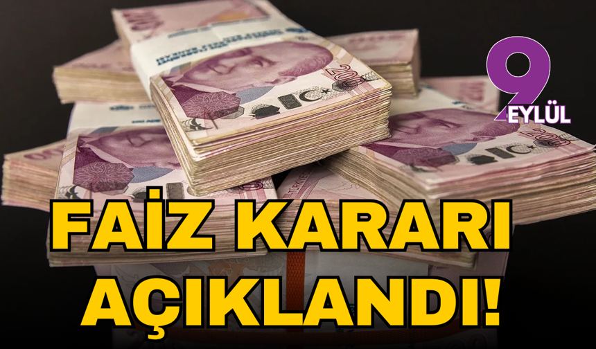 Merkez Bankası faiz kararını açıkladı