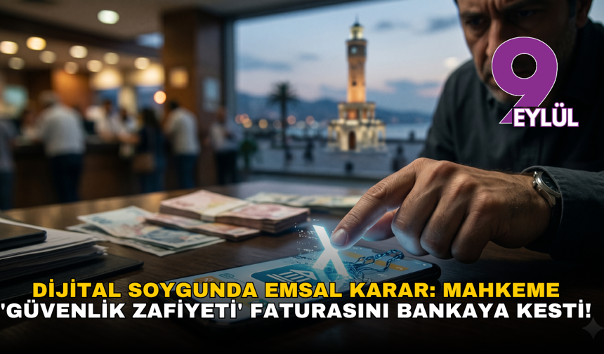 İzmir'deki  Siber Vurgunda Emsal Karar: Mahkemeden Bankalara 'Güvenlik Zafiyeti' Tokadı!