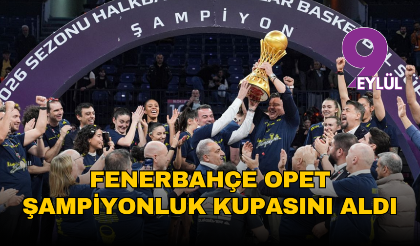 Fenerbahçe Opet şampiyonluk kupasını aldı