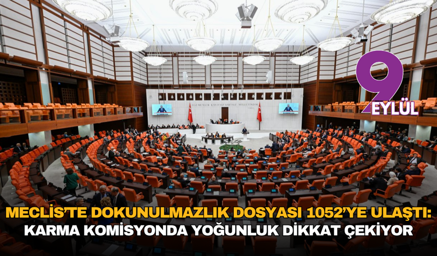 Meclis’te dokunulmazlık dosyası 1052’ye ulaştı: Karma komisyonda yoğunluk dikkat çekiyor