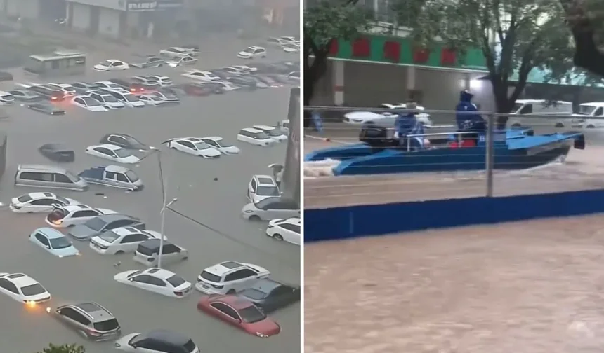 Ülke felaketi yaşıyor. Kent sular altında