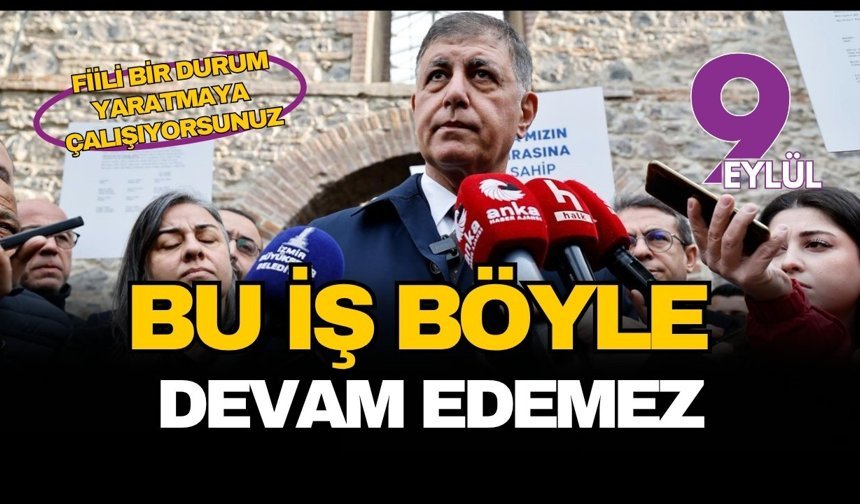 Başkan Cemil Tugay’dan "çökme" operasyonu çıkışı: Bu iş böyle devam edemez