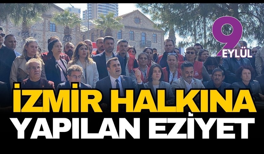 CHP'li Güç Meslek Fabrikası önünde konuştu: İzmir halkına yapılan eziyet!