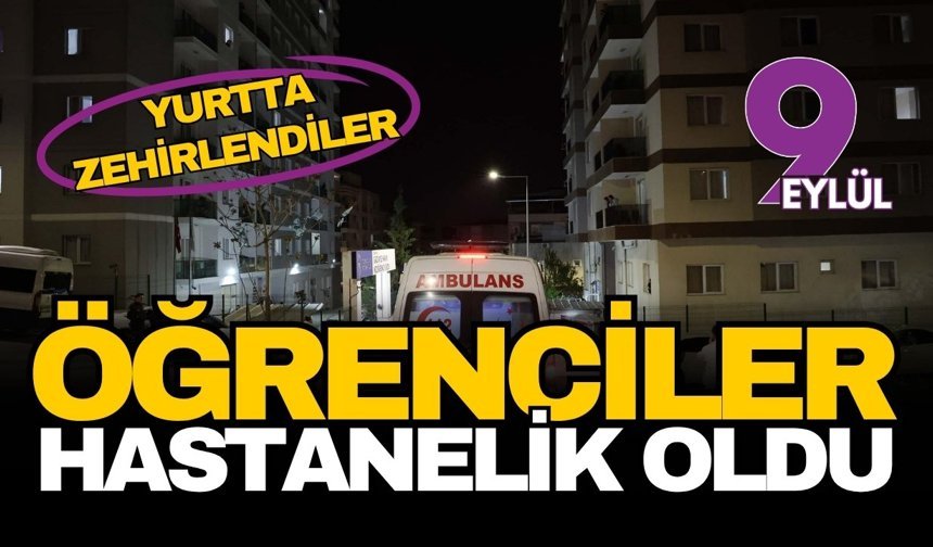 Buca'da 28 öğrenci zehirlendi