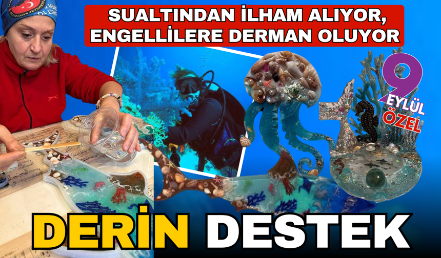 Sualtından ilham alıyor, iyilik için çabalıyor