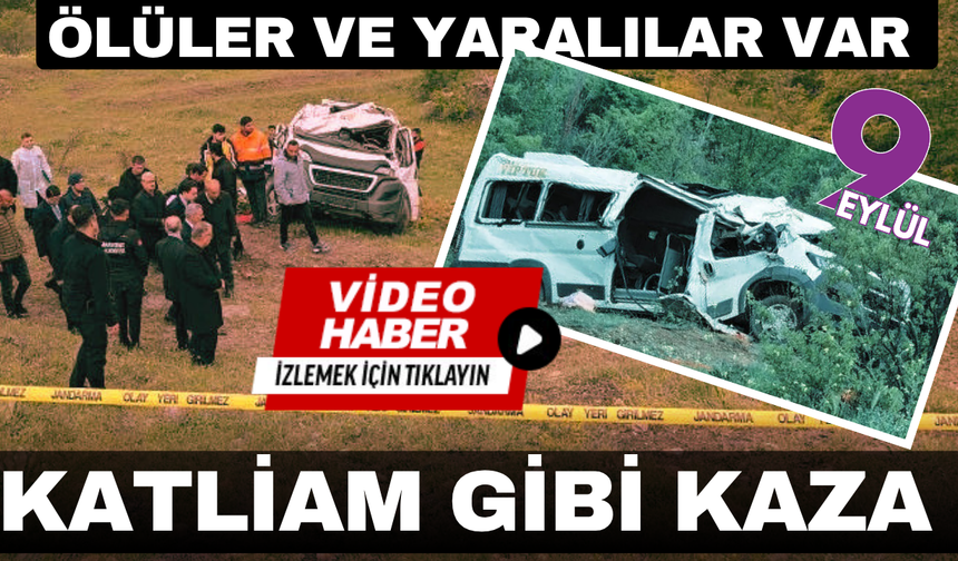Katliam gibi kaza: Ölüler ve yaralılar var