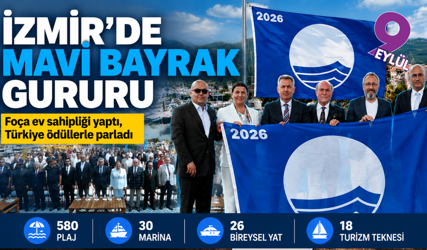 Foça 2026 Ulusal mavi bayrak ödül törenine ev sahipliği yaptı