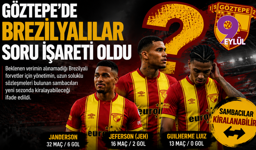 Göztepe'de Brezilyalılar Soru İşareti Oldu