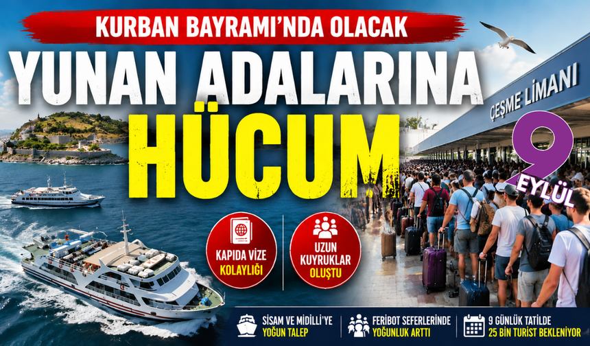 Yunan adalarına bayram tatili akını