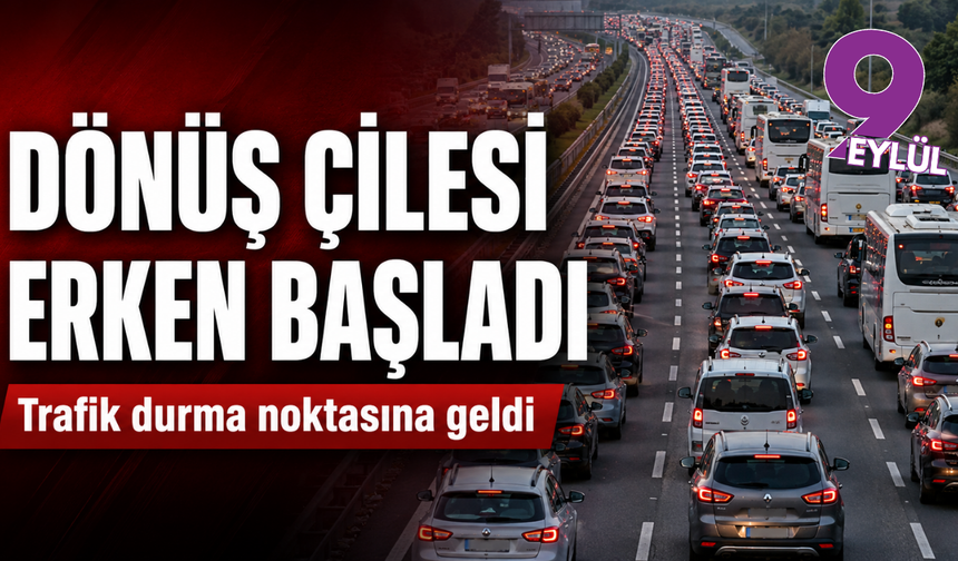 Bayram dönüşü yoğunluğu başladı