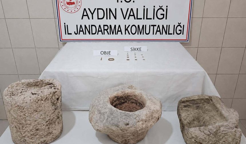 Aydın'da 'Anadolu Mirası' operasyonu: Roma Dönemi'ne ait eserler ele geçirildi