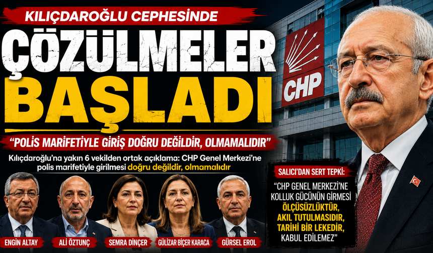 Kılıçdaroğlu cephesi fire vermeye başladı: “Polis marifetiyle giriş kabul edilemez”