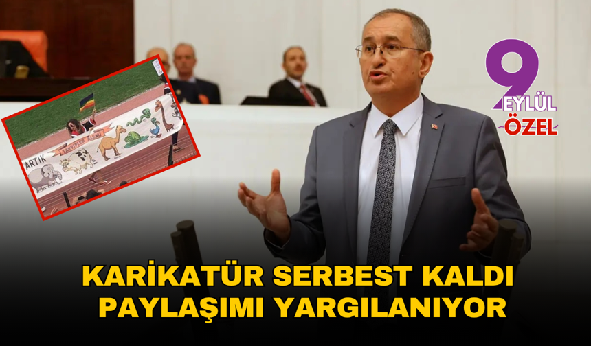 Karikatür serbest kaldı, paylaşımı yargılanıyor: Toplumu susturmak için mizahı hedef alıyorlar