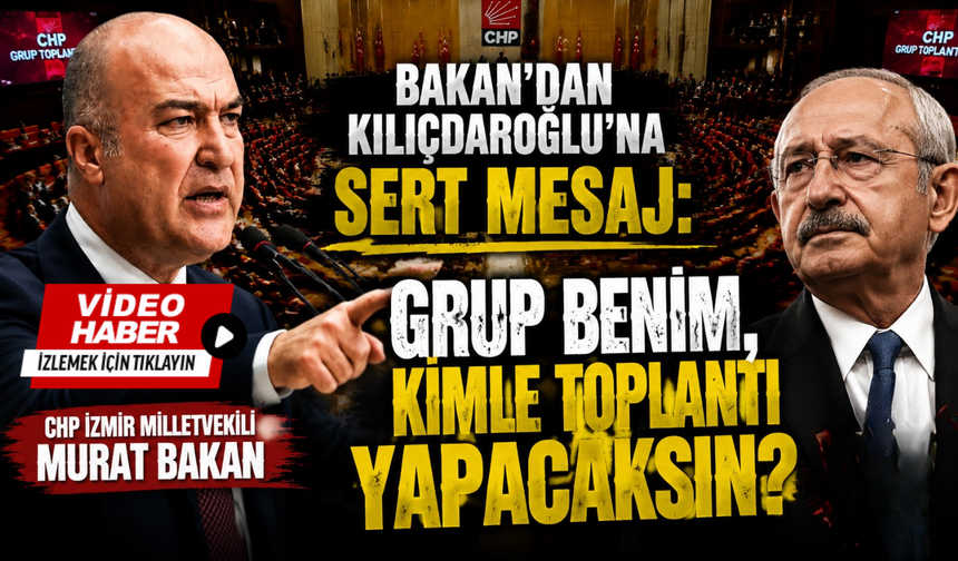 Bakan’dan Kılıçdaroğlu’na sert uyarı: “Grup benim, sen kiminle toplantı yapacaksın?”