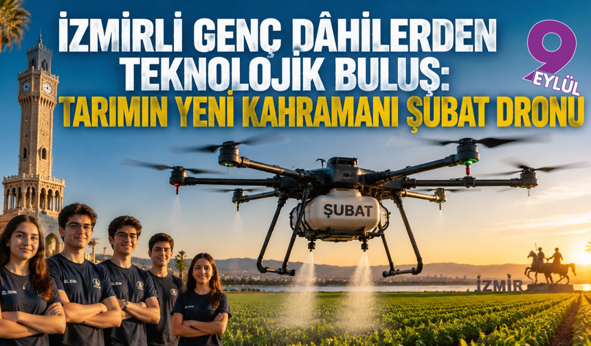 Torbalı BİLSEM öğrencileri tarım için dron geliştirdi