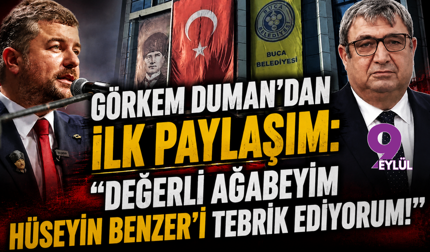 Görkem Duman’dan ilk paylaşım: "Değerli ağabeyim Hüseyin Benzer'i tebrik ediyorum!"