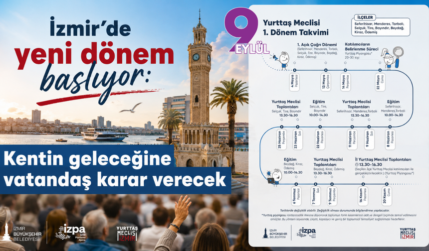 İzmir’de yeni dönem başlıyor: Kentin geleceğine vatandaş karar verecek