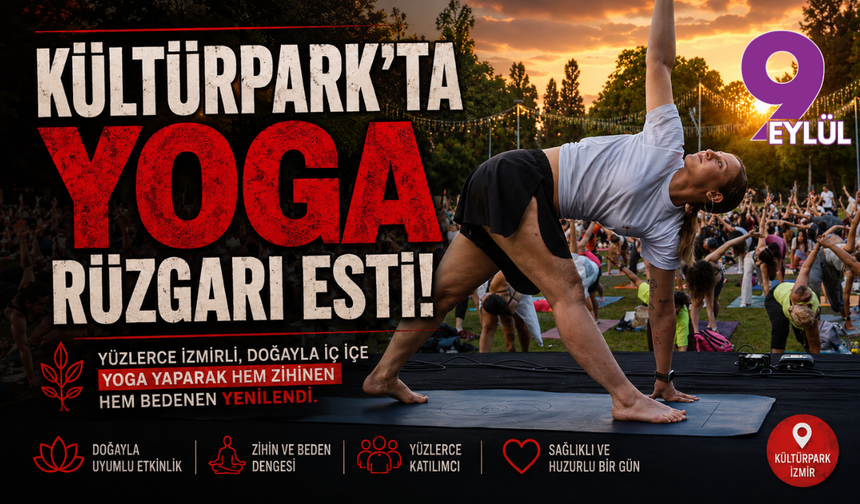 Kültürpark’ta yoga rüzgarı esti