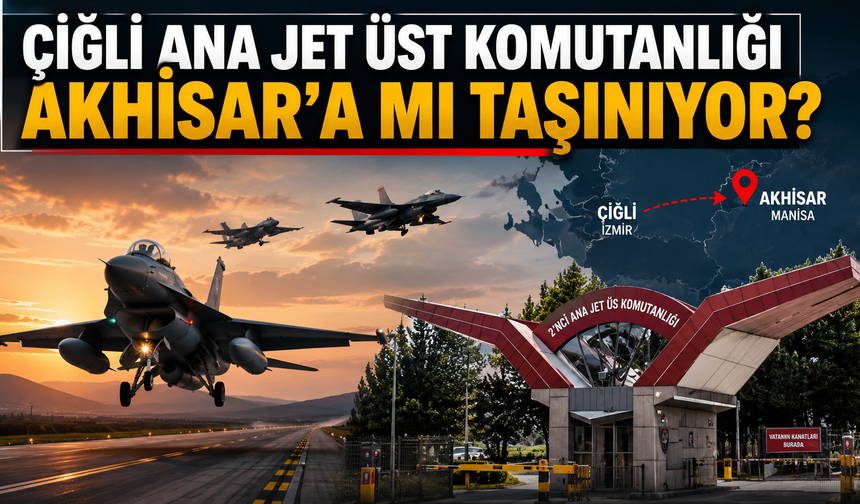 Çiğli Ana Jet Üssü'nün Akhisar'a mı taşınıyor?