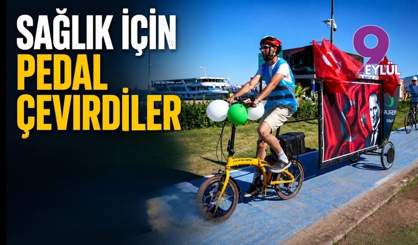 Sağlık için pedal çevirdiler: İzmir sokaklarında bağımlılığa karşı büyük buluşma