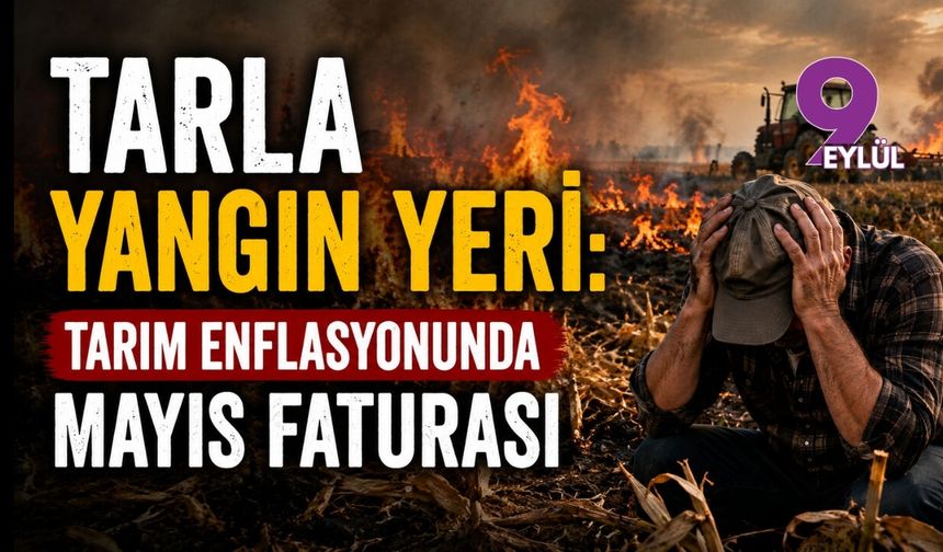 Tarla yangın yeri: Tarımda mayıs faturası