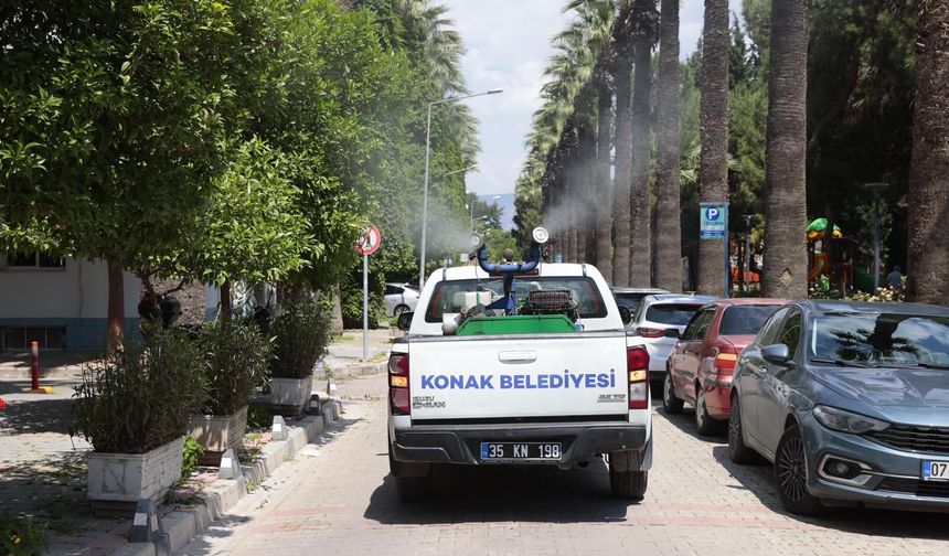 Konak’ta sivrisineklere karşı tam mesai: 111 mahallede ilaçlama