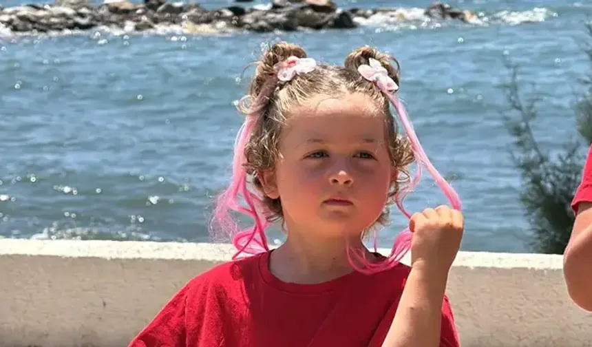 Lösemiyi yenen 5 yaşındaki Erva, tatil köyünde moral kazandı