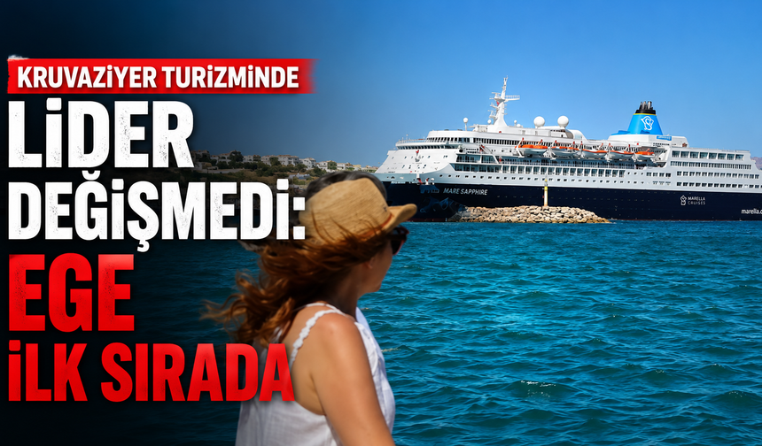 Kruvaziyer turizminde lider değişmedi: Ege ilk sırada