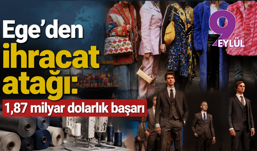 Ege’den ihracat atağı: 1,87 milyar dolarlık başarı