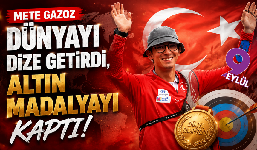 Mete gazoz dünyayı dize getirdi, altın madalyayı kaptı